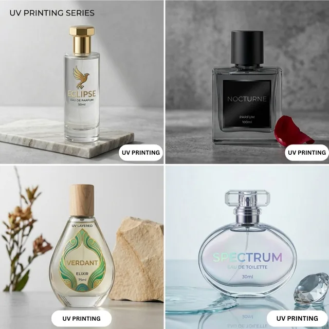 زجاجات عطور بطباعة UV